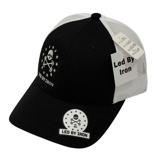 Stars & Bars Hat - Black & White