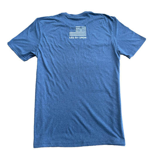 Stars & Bars Shirt - Heather Blue