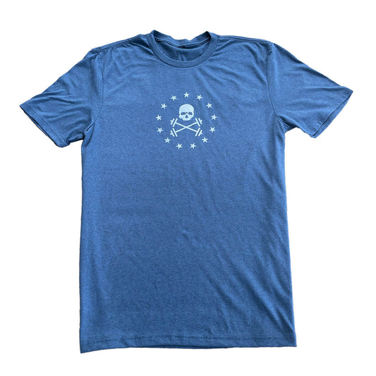 Stars & Bars Shirt - Heather Blue
