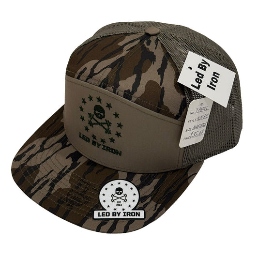 LBI Flat Bill Hat - Bottomland Camo