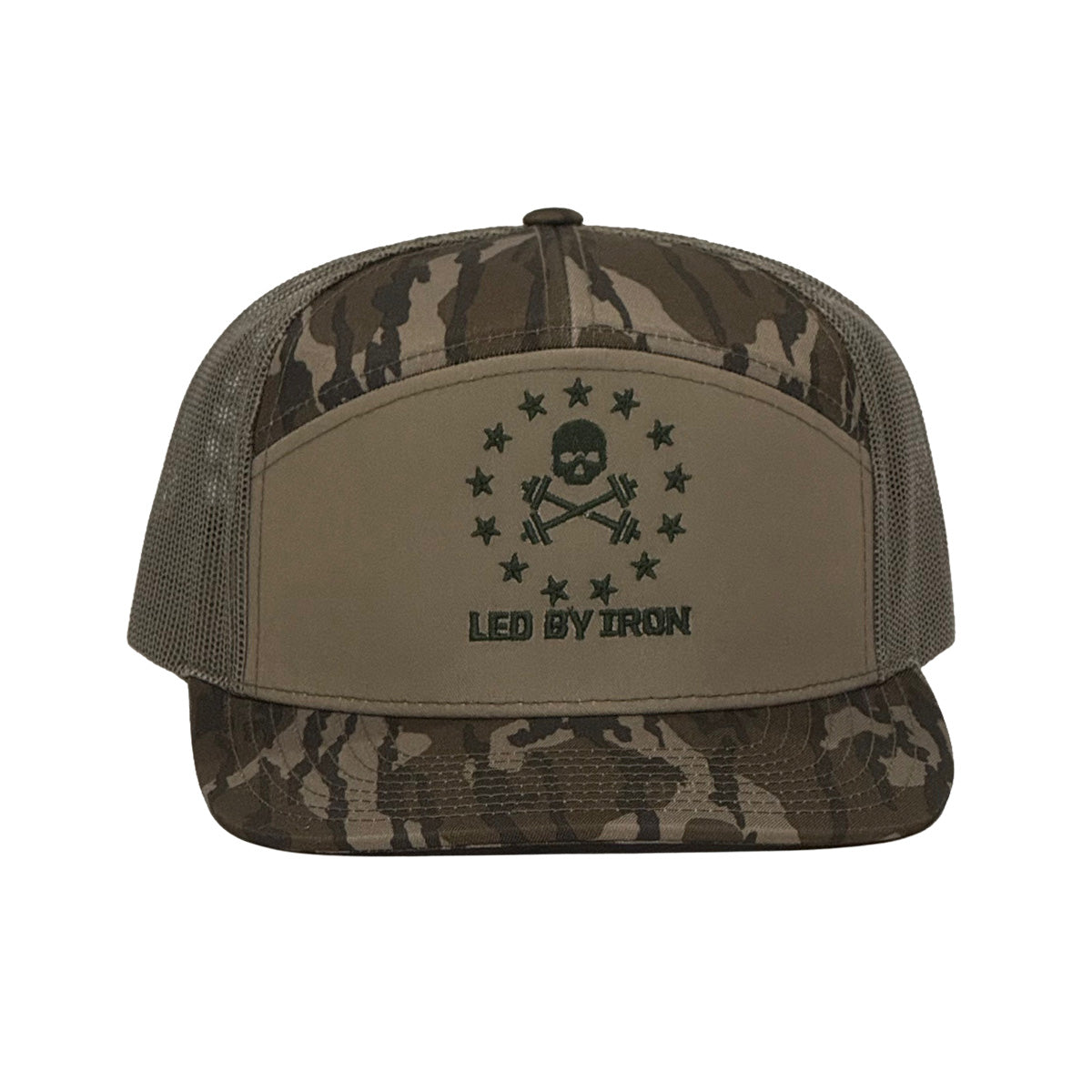 LBI Flat Bill Hat - Bottomland Camo