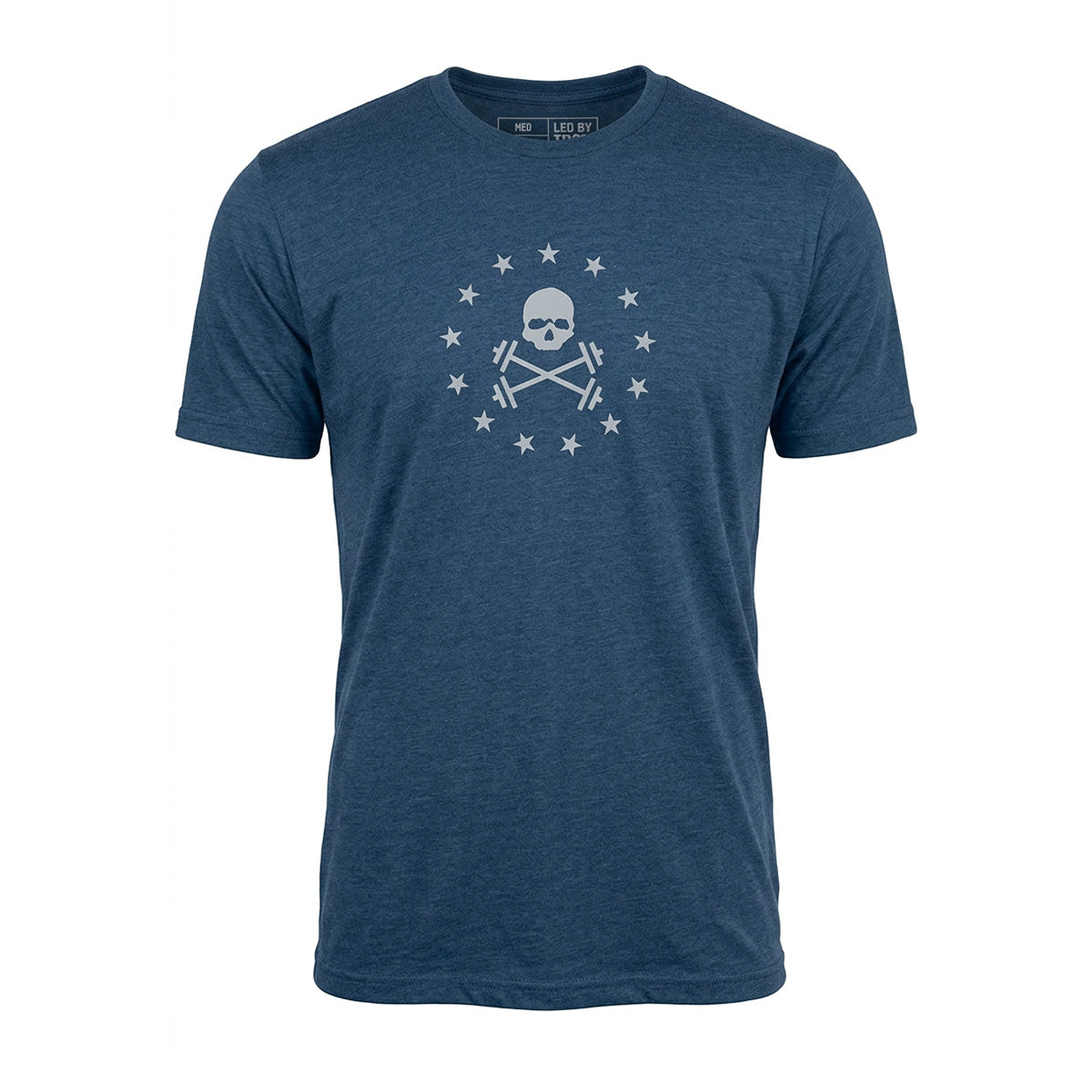 Stars & Bars Shirt - Heathered Blue
