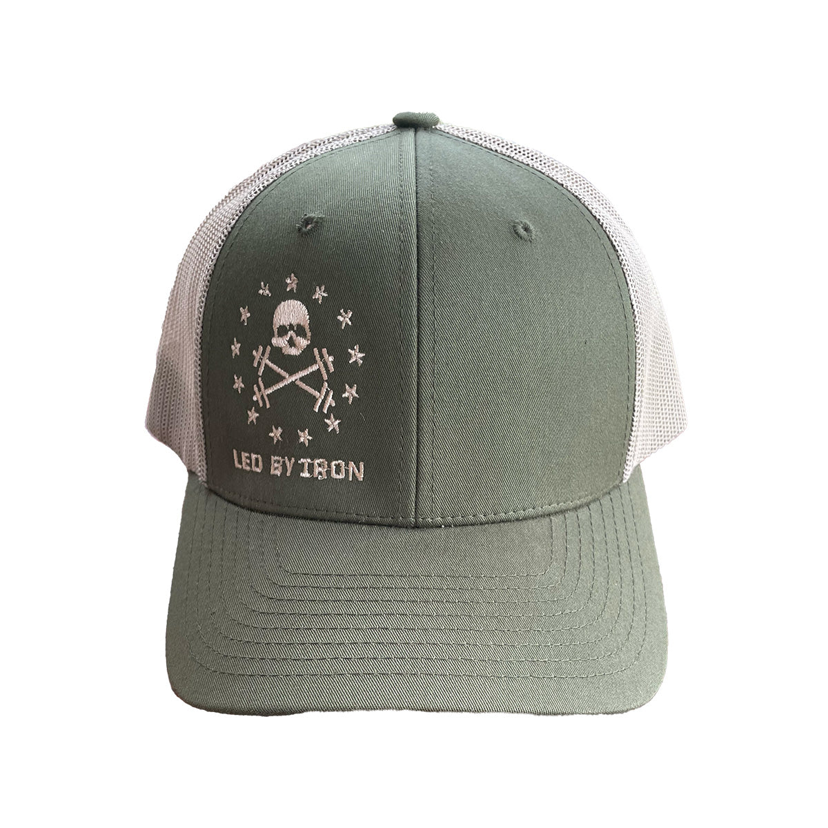 Stars & Bars Hat - Olive & Khaki
