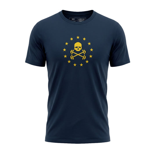 Stars & Bars Shirt - Navy Blue & Gold