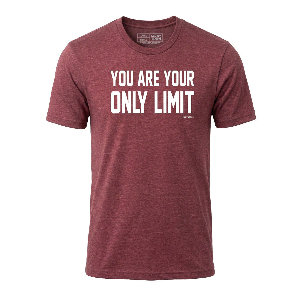 Your Only Limit Shirt - Heathered Red